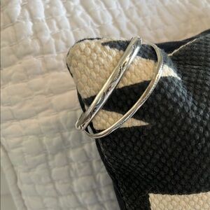 Silver Minimalist Geometric Bracelet